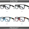 A display of six photochromic square sunglasses models labeled QC13 through QC16.