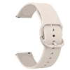 A beige silicone watch strap for Huawei and Honor watches shown from the side.