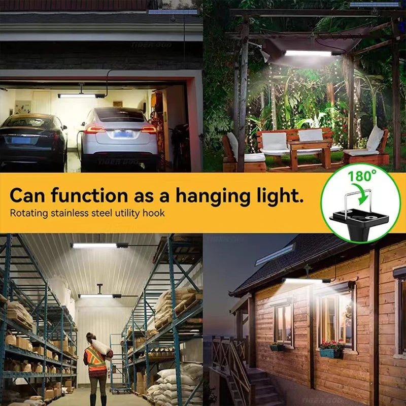 Solar-Powered Motion Sensor Wall Light with Remote Control
