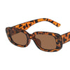 Retro Rectangle Sunglasses with UV400 Protection