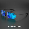 Ultra-Light TR90 Frameless Polarized Sunglasses