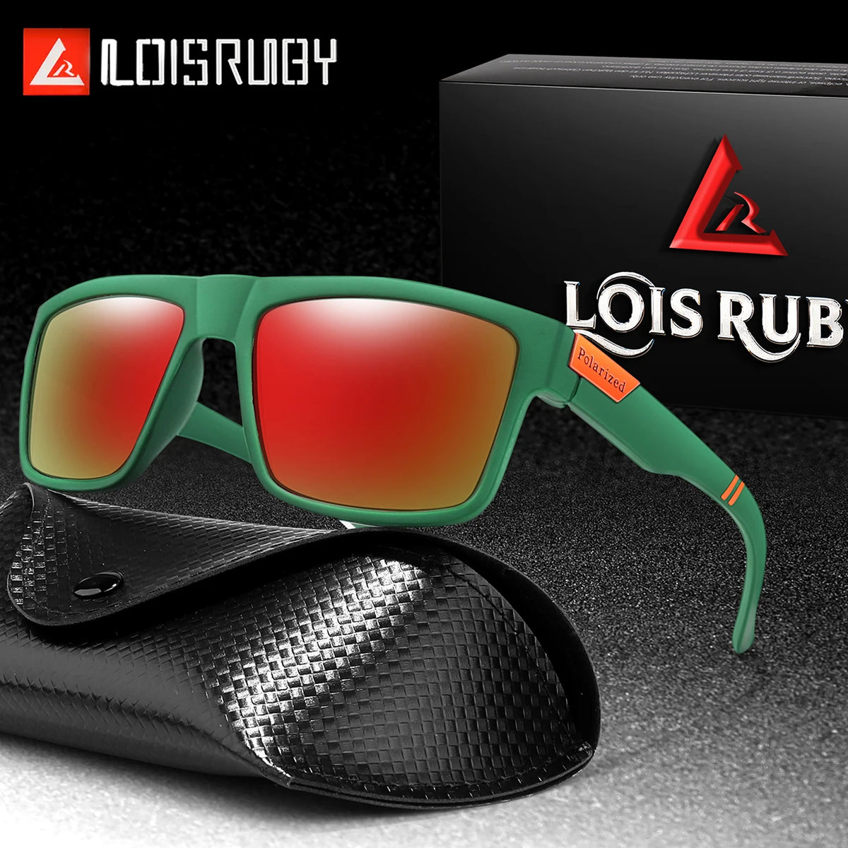 Polarized Square Sunglasses for Cycling and Outdoor Sports