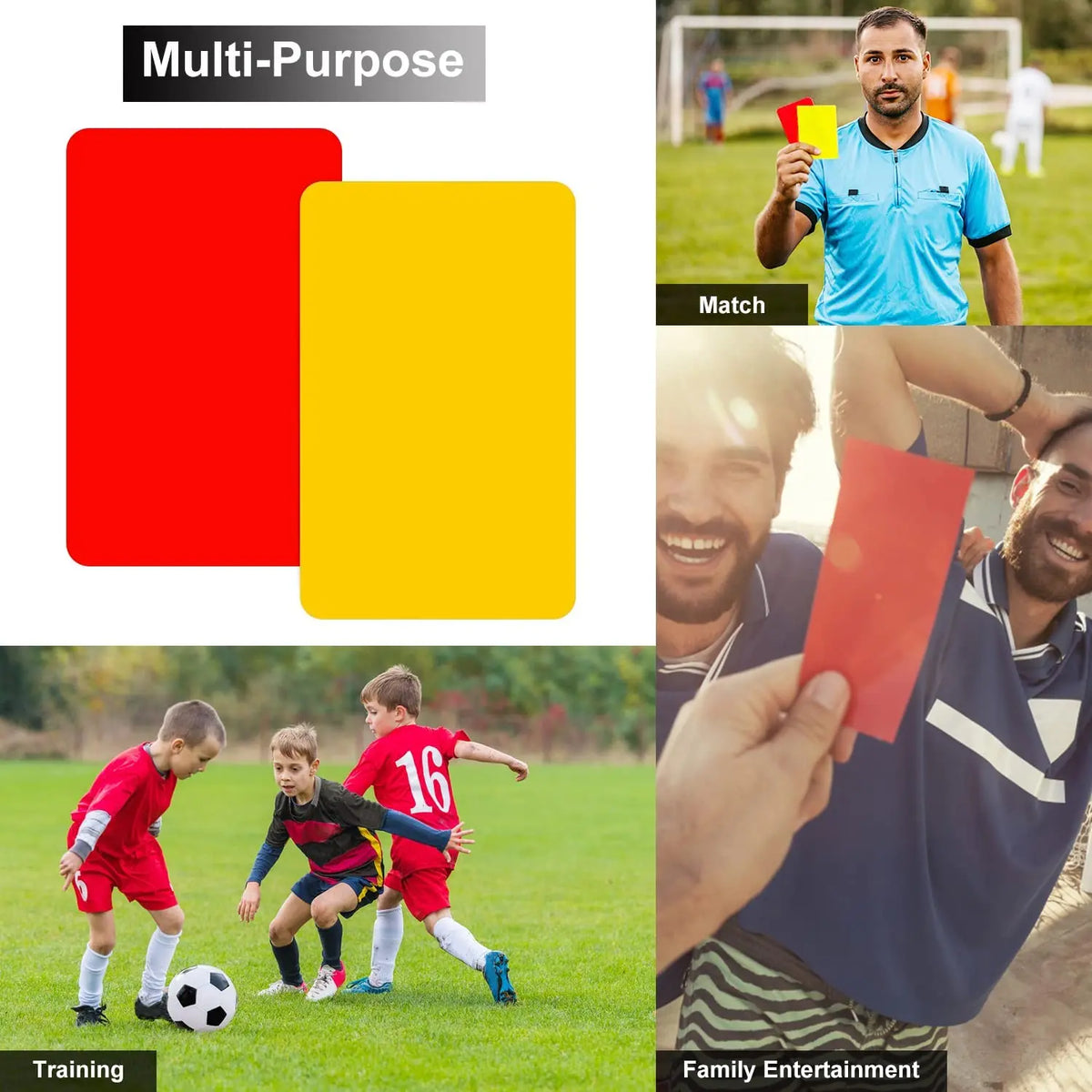 Complete Referee Kit with Whistle, Cards, and Notebook