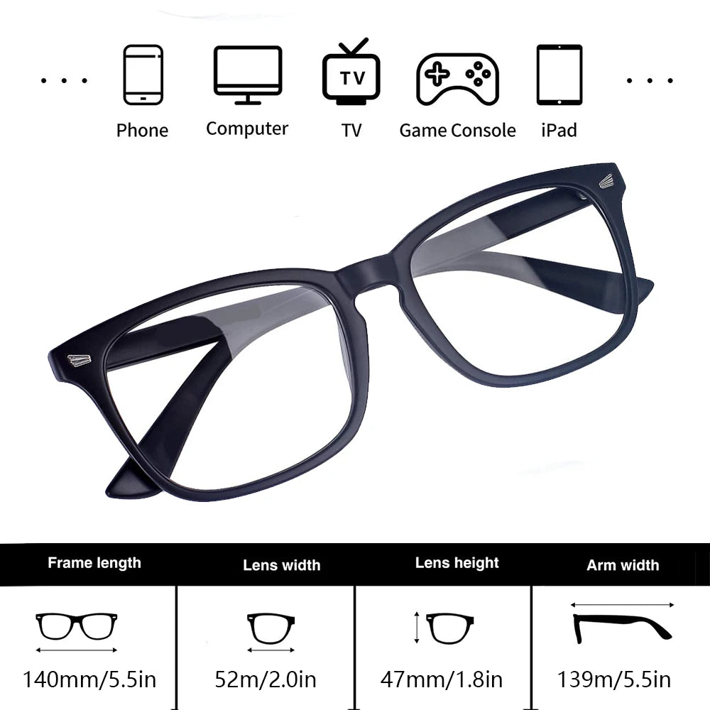 Blue Light Blocking Glasses for Work and Screen Time