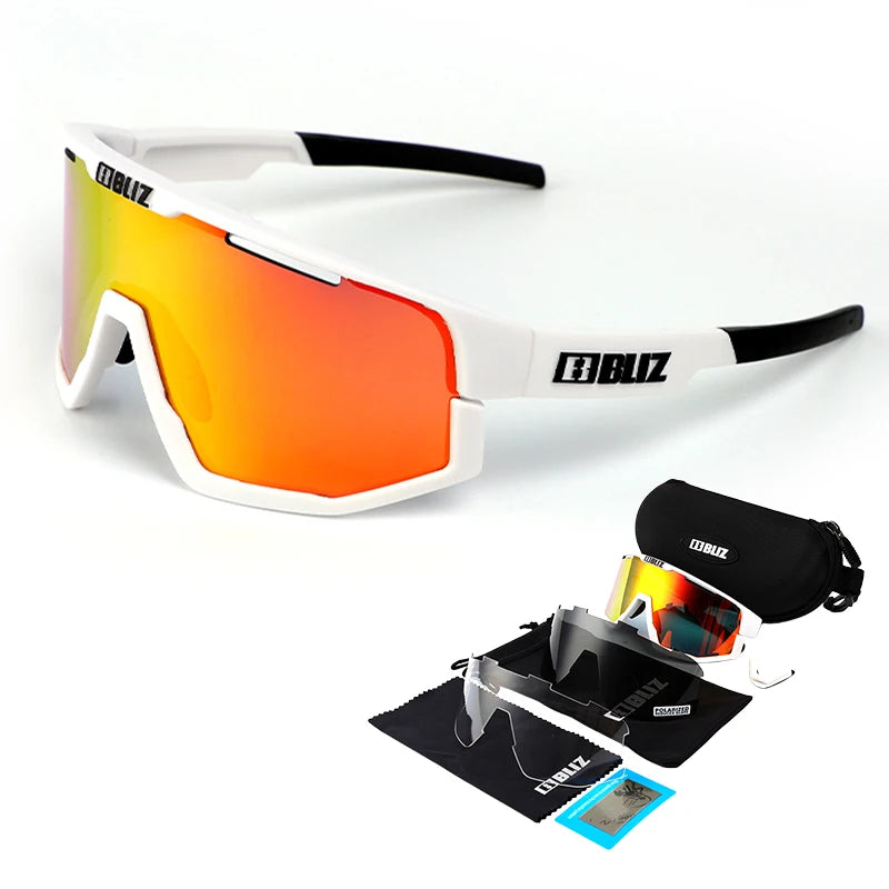 Fusion UV400 Cycling Sunglasses with 3 Interchangeable Lenses