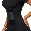 Leopard Print Waist Trainer with Double Belt Closure