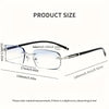 Rimless Reading Glasses, 2-Pack