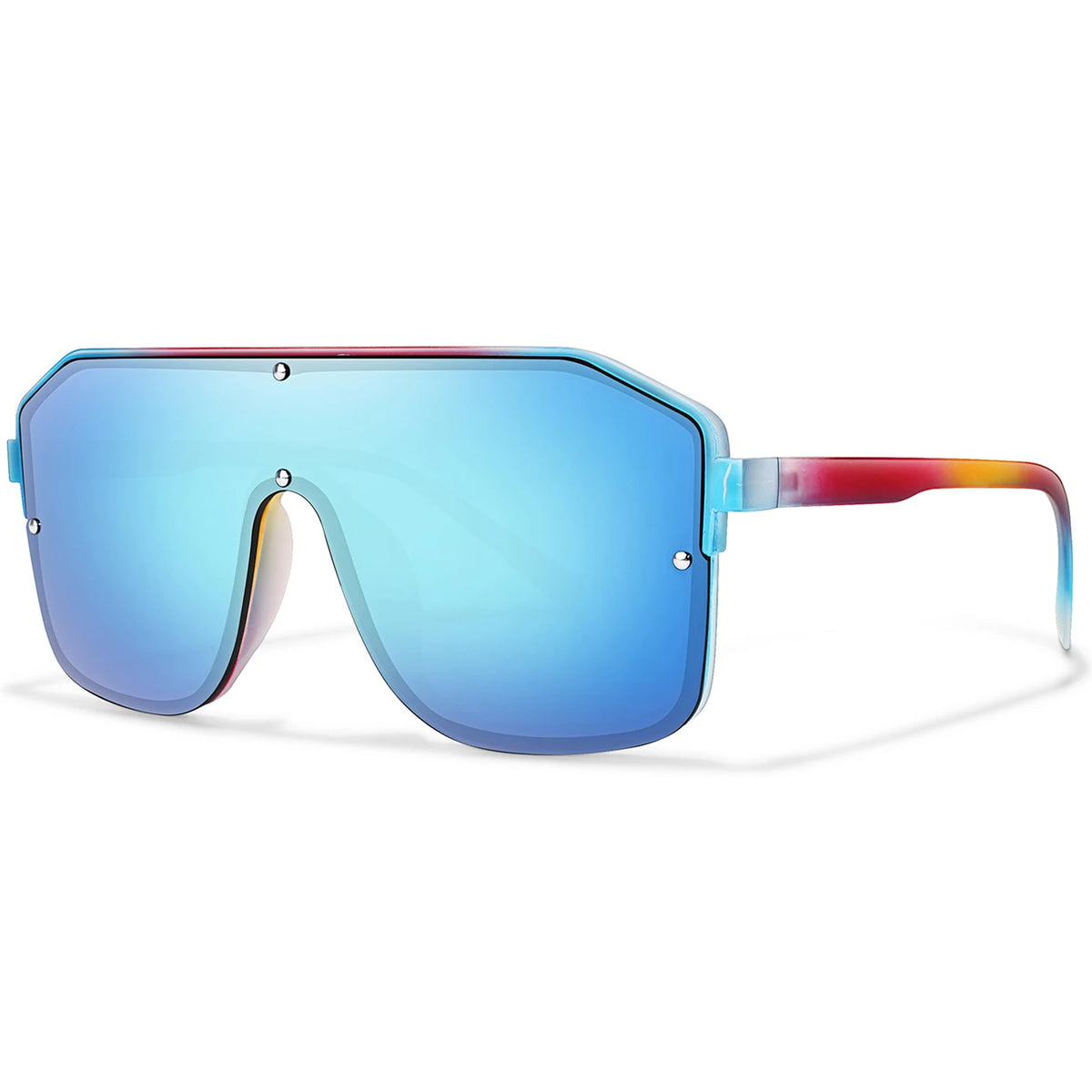 Square Frame Sunglasses for Men and Women — UV Protection for Sports and Driving