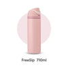 A pink FreeSip 710ml insulated stainless steel tumbler with a pink straw lid.
