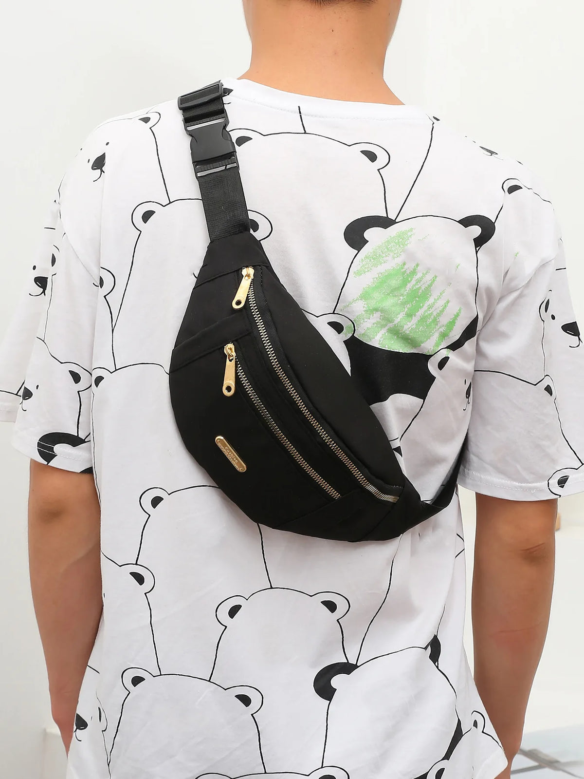Waterproof Nylon Waist Pack with Adjustable Strap