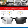 Photochromic Polarized Sports Sunglasses with UV400 Protection