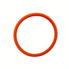 Orange patella stabilizer knee brace strap ring.