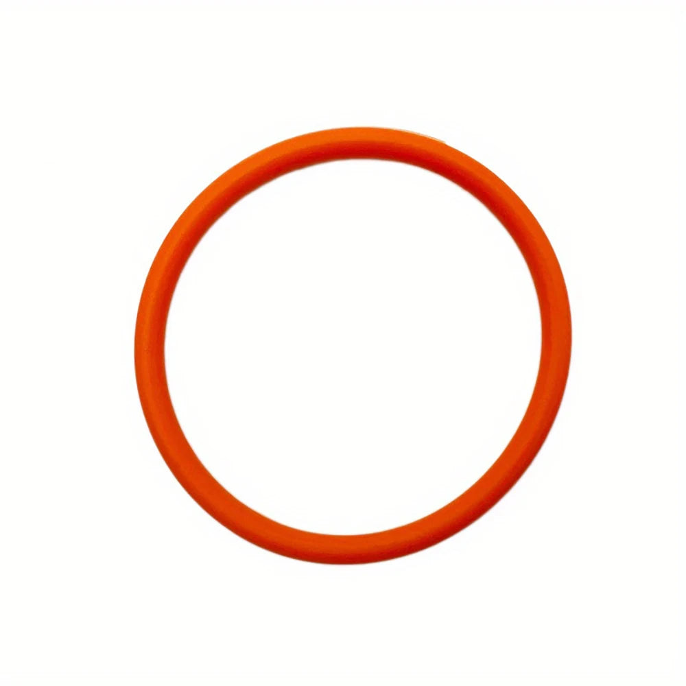 Orange patella stabilizer knee brace strap ring.