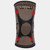 Copper Fiber Compression Knee Sleeve for Sports Support