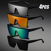 Oversized One-Piece Sunglasses for Men and Women