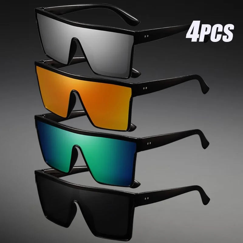 Oversized One-Piece Sunglasses for Men and Women