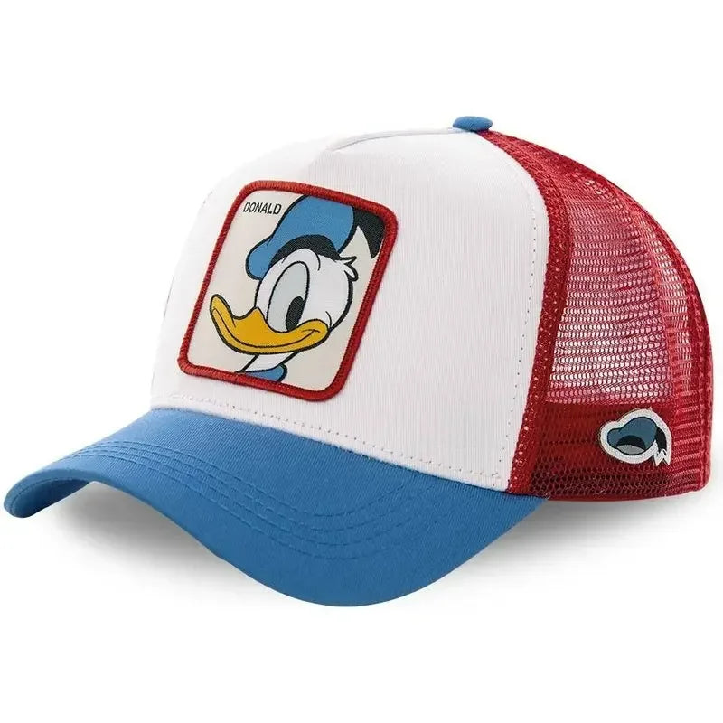 Anime Snapback Cap with Breathable Mesh Back