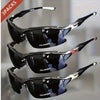 Polarized Half-Frame Sport Sunglasses with Anti-Glare Lenses