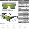 Un set de gafas de policarbonato multicolor con varios tamaños de montura y lente, aptas para formas redondas, largas, cuadra