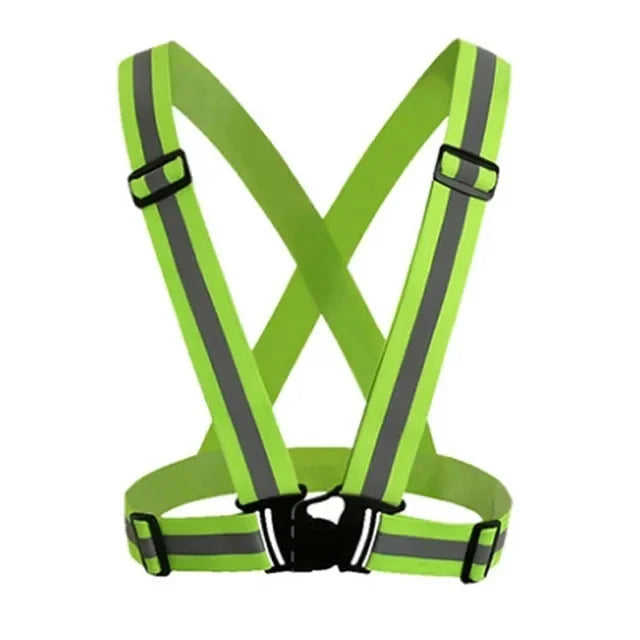 High-Visibility Reflective Safety Vest for Running, Cycling & Outdoor Work