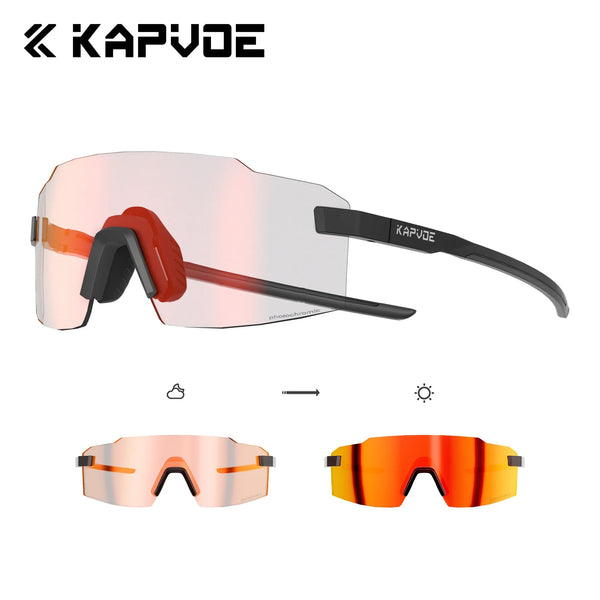 TR90 Photochromic Running Sunglasses with UV400 Protection