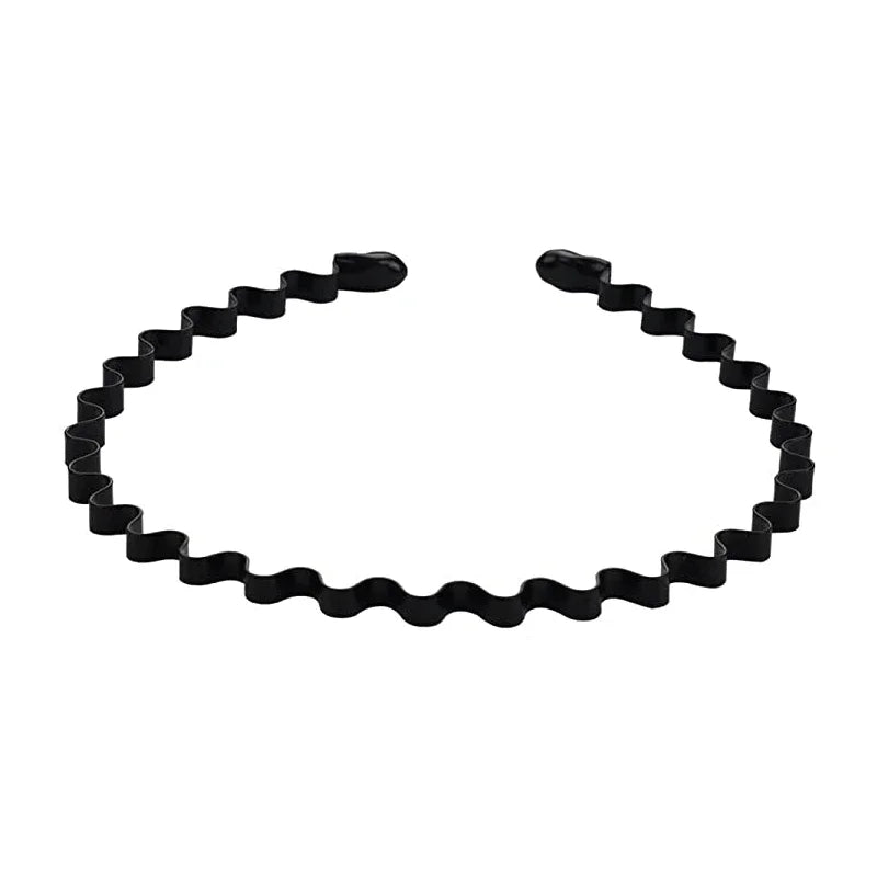 Black fashion metal hair bands for all