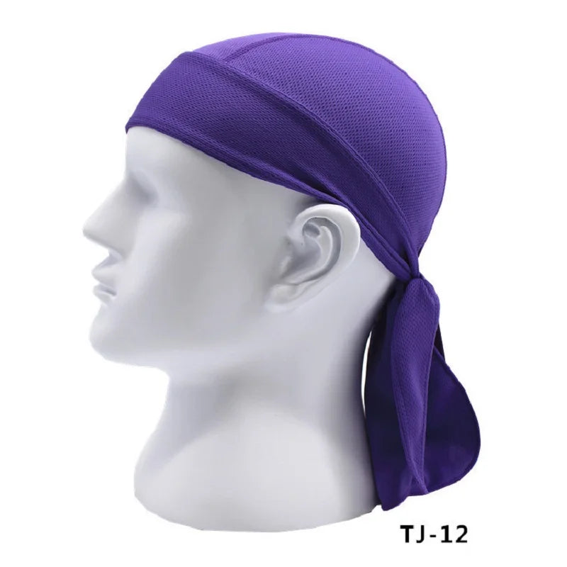 Quick-Dry Cycling Head Scarf with Breathable Knit Fabric