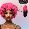 Reversible Satin Sleep Cap with Adjustable Fit