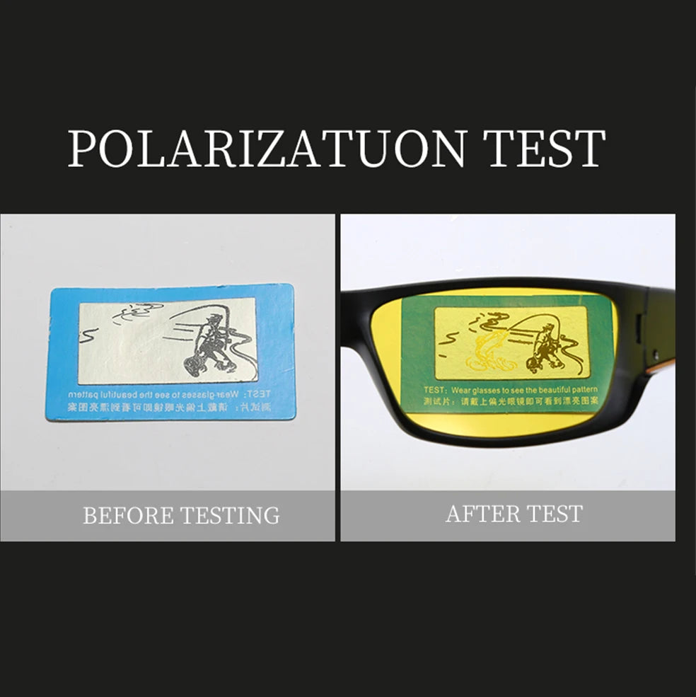 Polarized Night Driving Glasses with Yellow Tinted Lenses