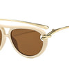 Elegant Knot Double Beam Pilot Sunglasses