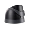 A matte black leakproof replacement lid for a water bottle, shown from the side.