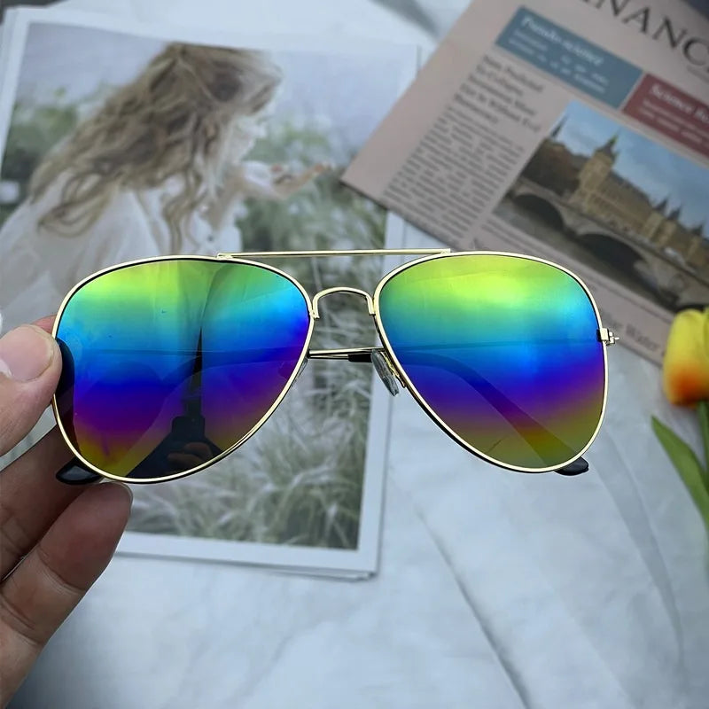 Classic Aviator Sunglasses with UV Protection
