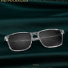 Retro Square Sunglasses with Polarized UV Protection