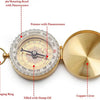 Vintage Brass Compass for Outdoor Navigation