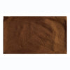 A rectangular swatch of brown suede or leather material used for crafting headbands.