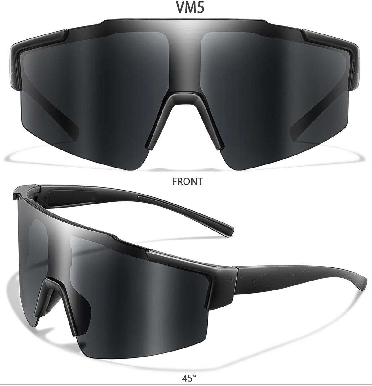 UV400 Polarized Sports Sunglasses (3-Pack)