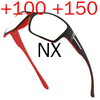 Wraparound Safety Glasses with Anti-Blue Light Reading Lenses