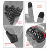 Gants de moto tactiques : paume antidérapante, écran tactile et gel anti-choc.