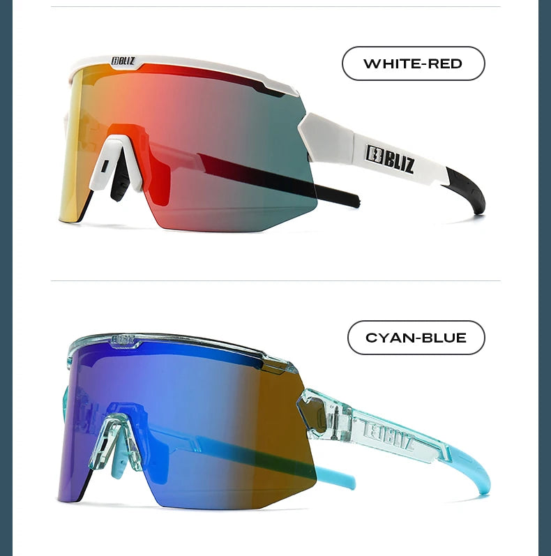 Breeze Cycling Sunglasses with 2 Interchangeable HD Lenses