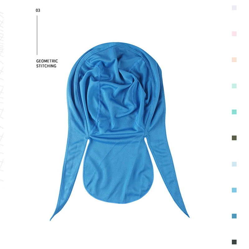 Moisture-Wicking Cycling Headband with Sun Protection