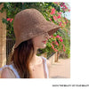 Handwoven Straw Sun Hat with Wide Brim