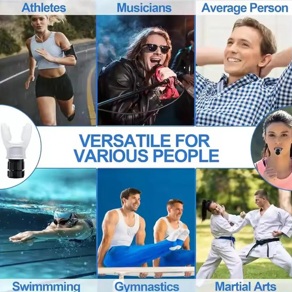 Adjustable Resistance Breathing Trainer for Lung Capacity