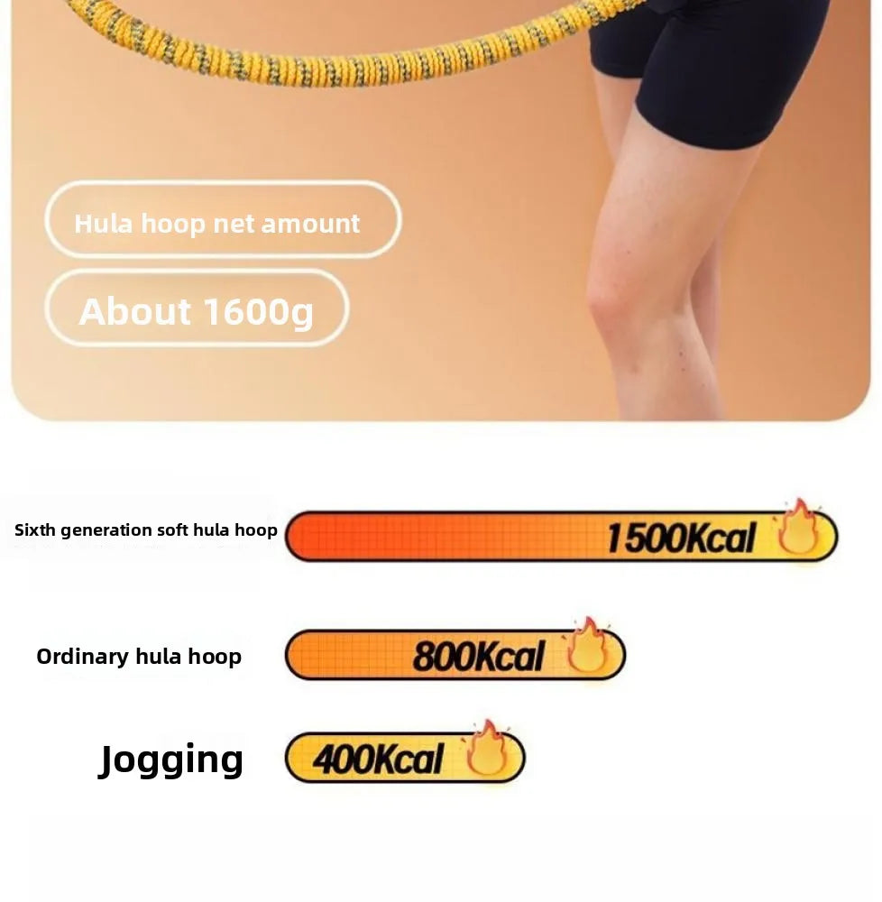 Collapsible Core Sculpting Hoop for Waist Toning