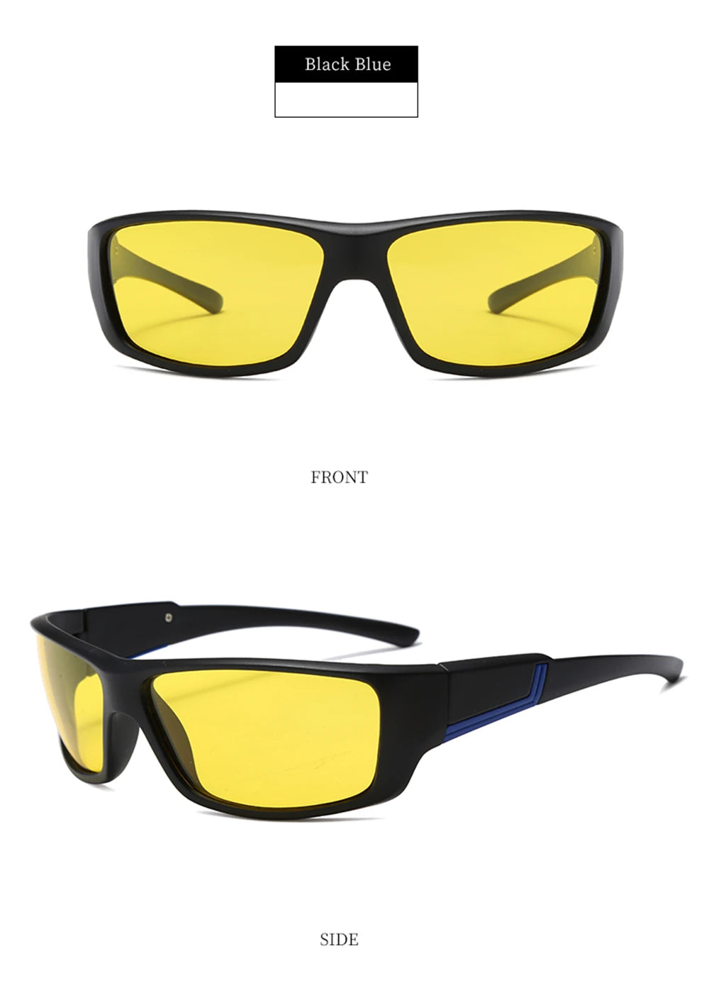 Polarized Night Driving Glasses with Yellow Tinted Lenses