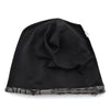 Vintage Letter Print Beanie Hat with Fleece Lining