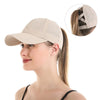 Women's Quick-Dry Mesh Baseball Cap with Ponytail Opening