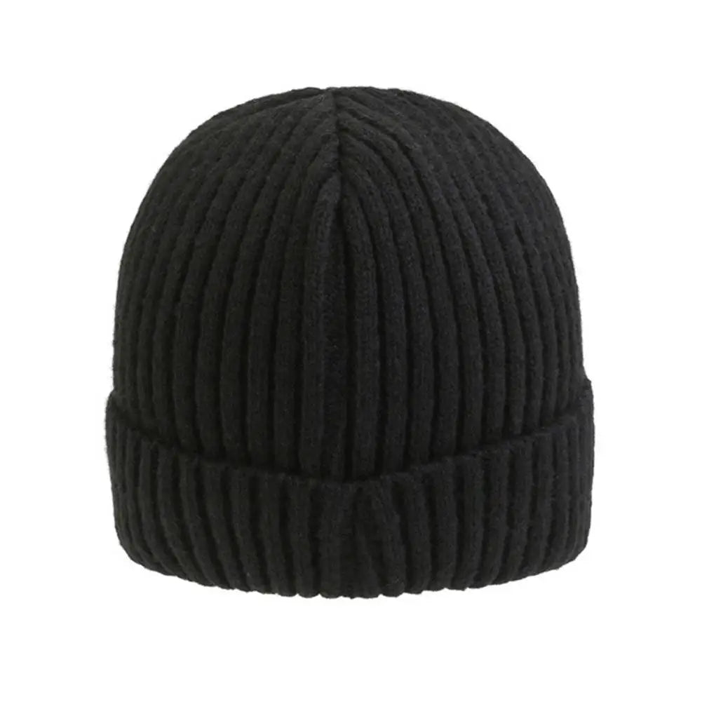 Fleece-Lined Knit Beanie for Men and Women