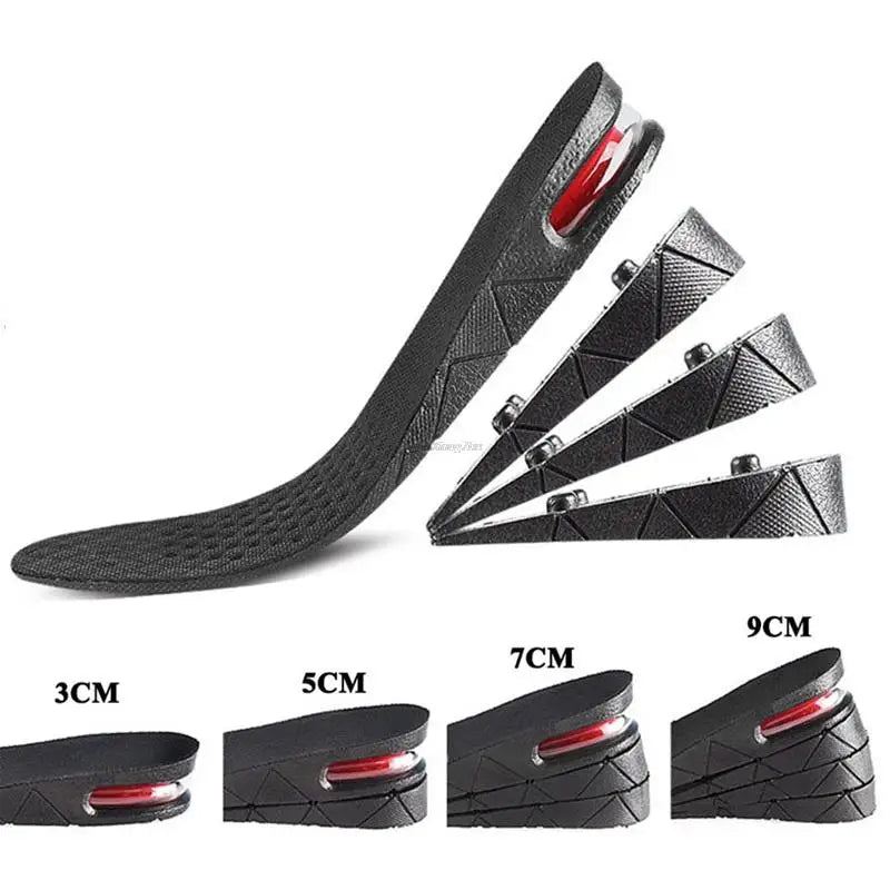 Adjustable Height Increase Insoles with Shock Absorption