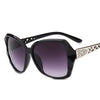 Purple Square Sunglasses with UV400 Protection