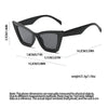 Vintage Cat-Eye Square Sunglasses